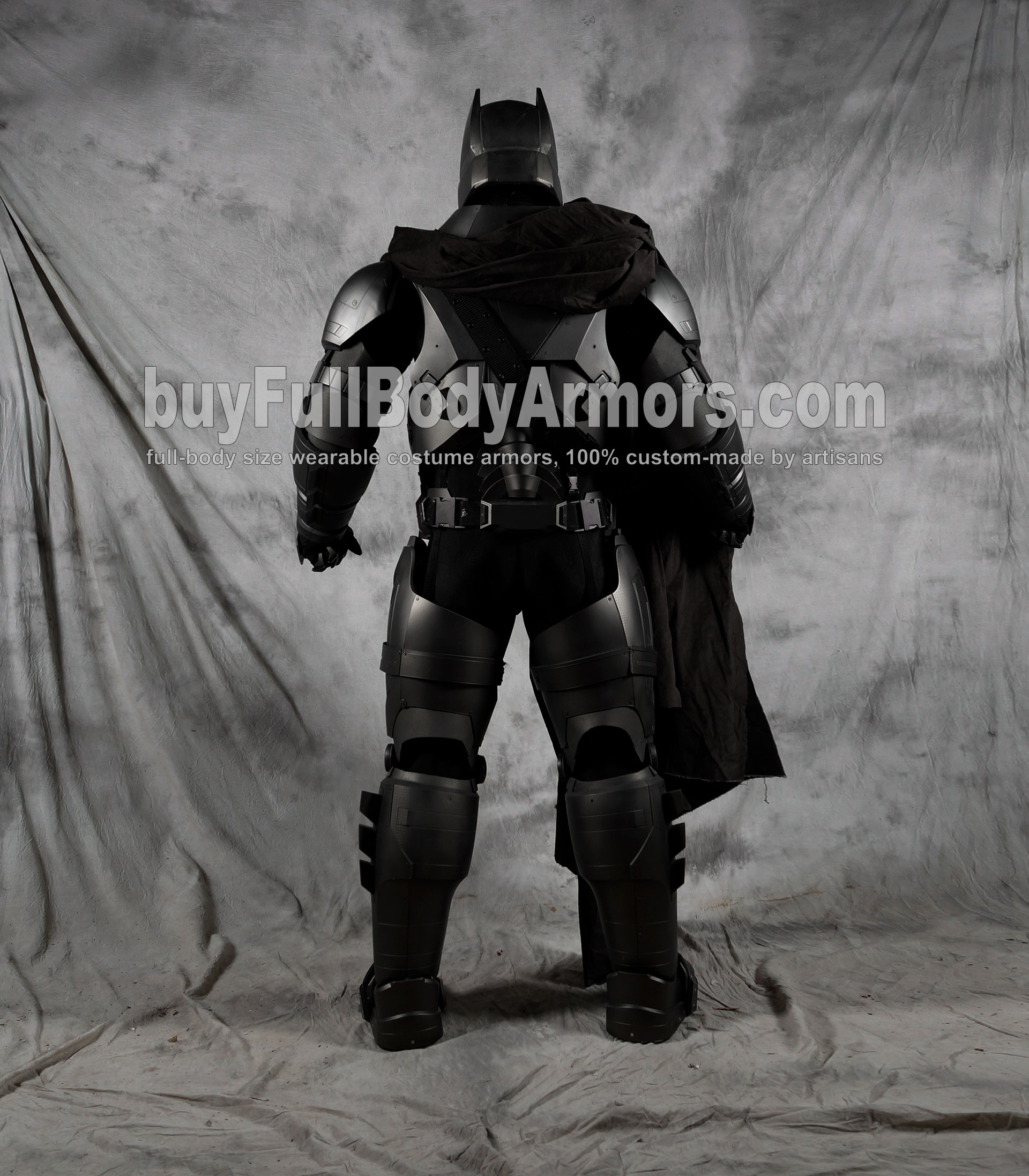 wearable armored batsuit batman suit armor back clear