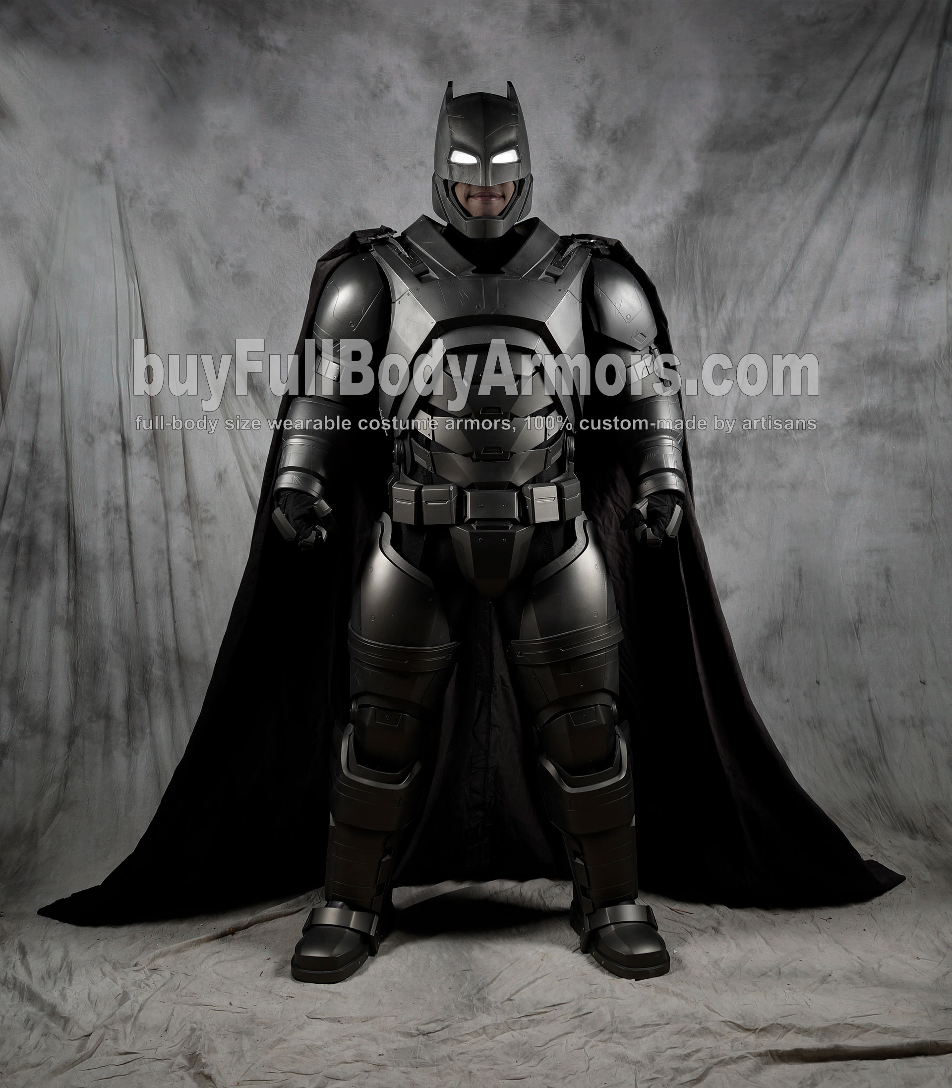 wearable armored batsuit batman suit armor front