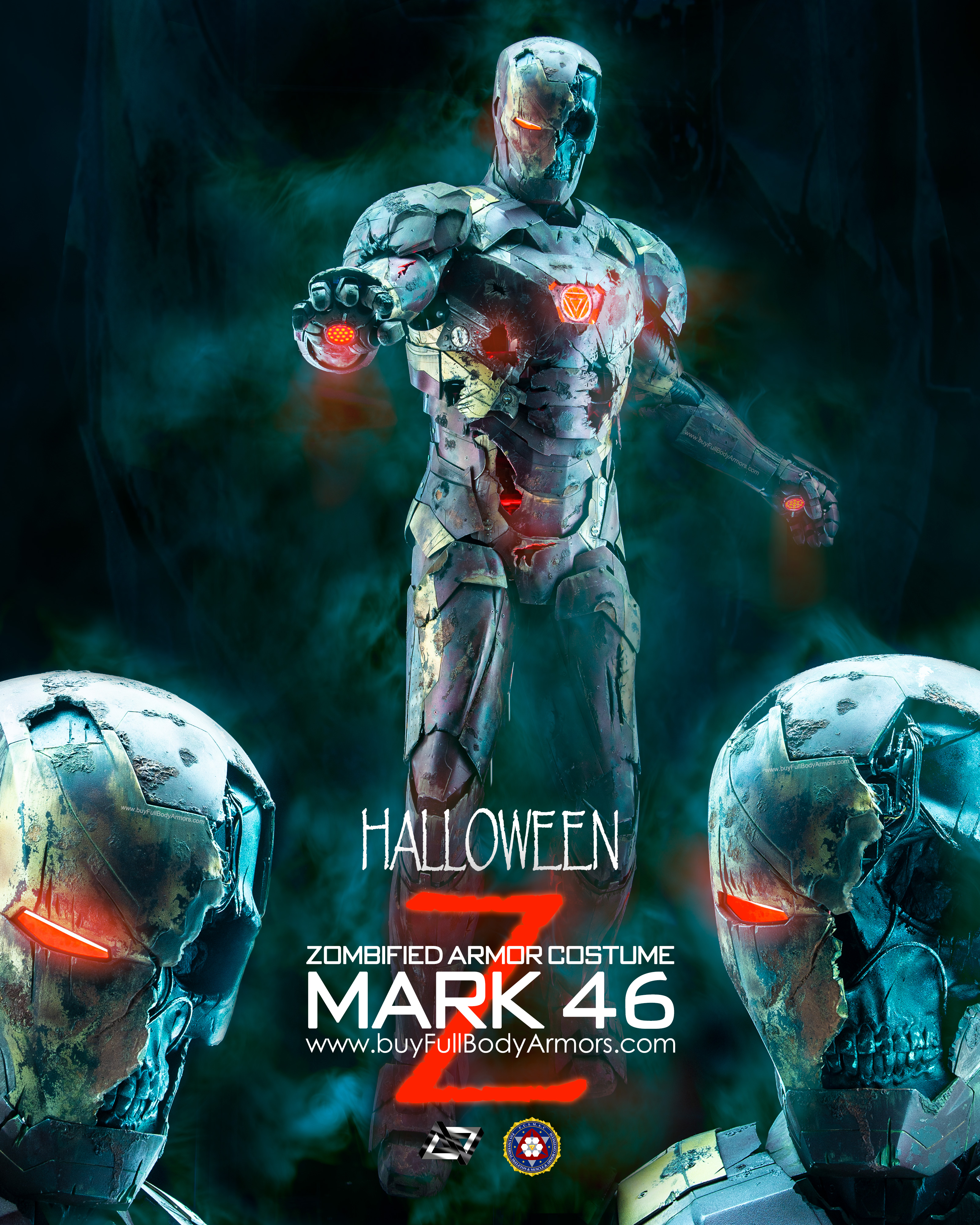 Halloween Zombified Armor Costume Mark46 20221019