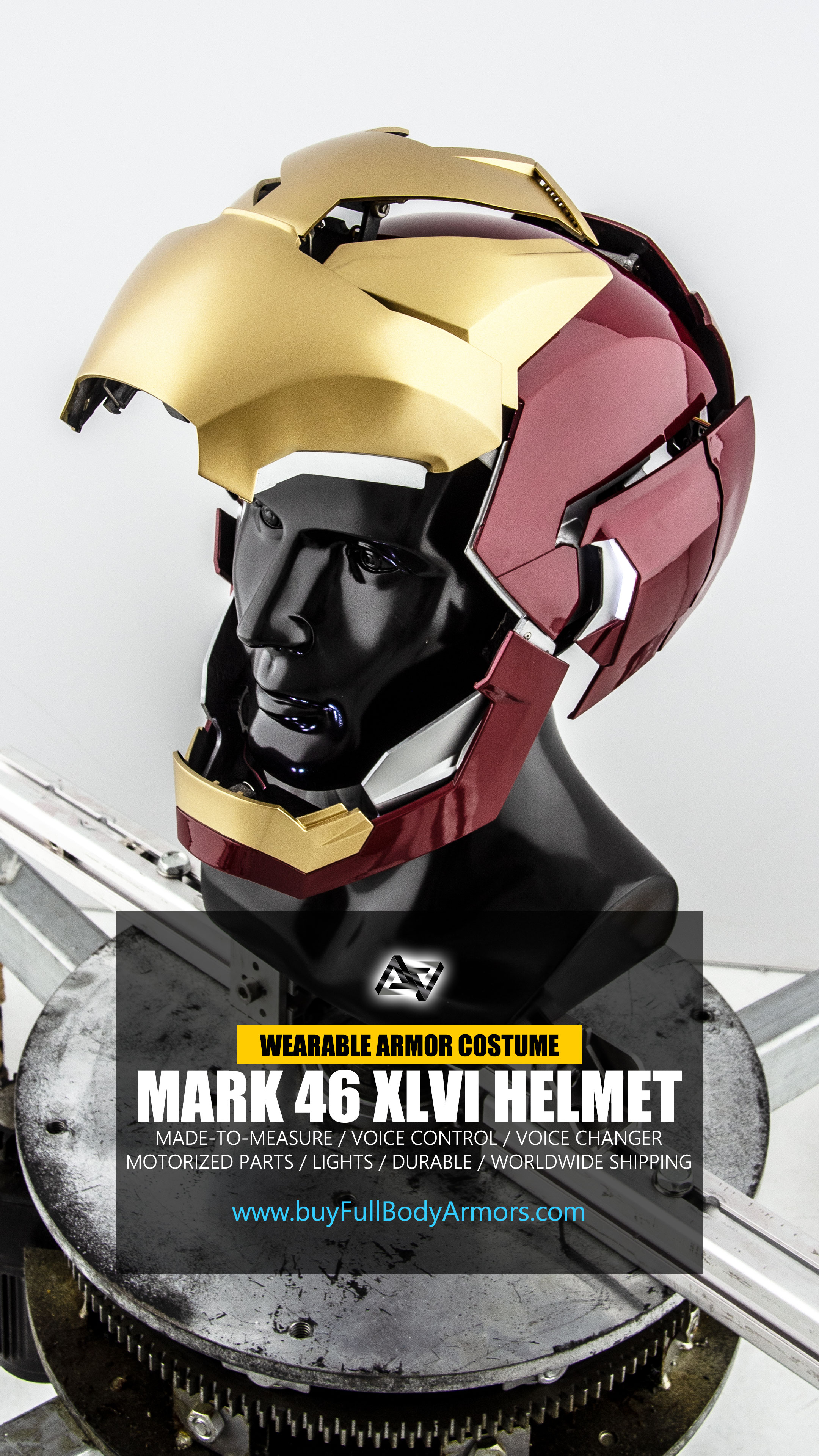 Iron Man helmet Mark 46 XLVI advanced version