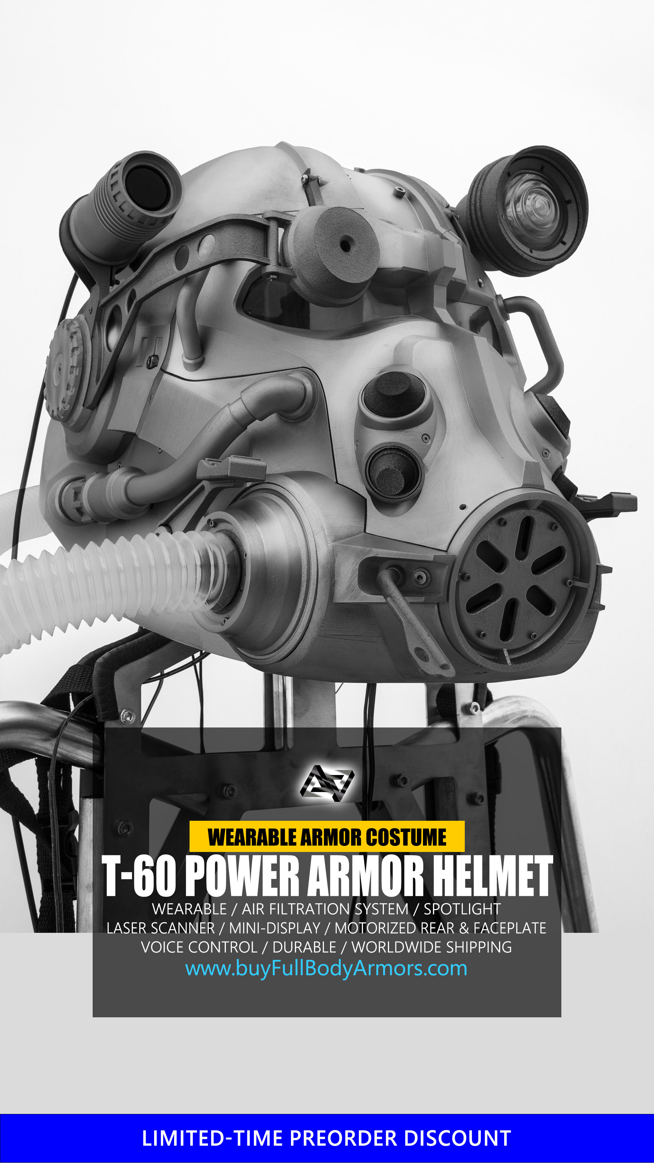 power armor t-60 helmet