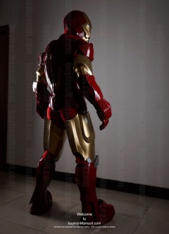 Super Deal - Wearable Iron Man suit costume Mark 4 + Mark 6 back-6