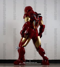 Super Deal - Wearable Iron Man suit costume Mark 4 + Mark 6 back-1