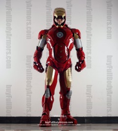 Super Deal - Wearable Iron Man suit costume Mark 4 + Mark 6 front-2
