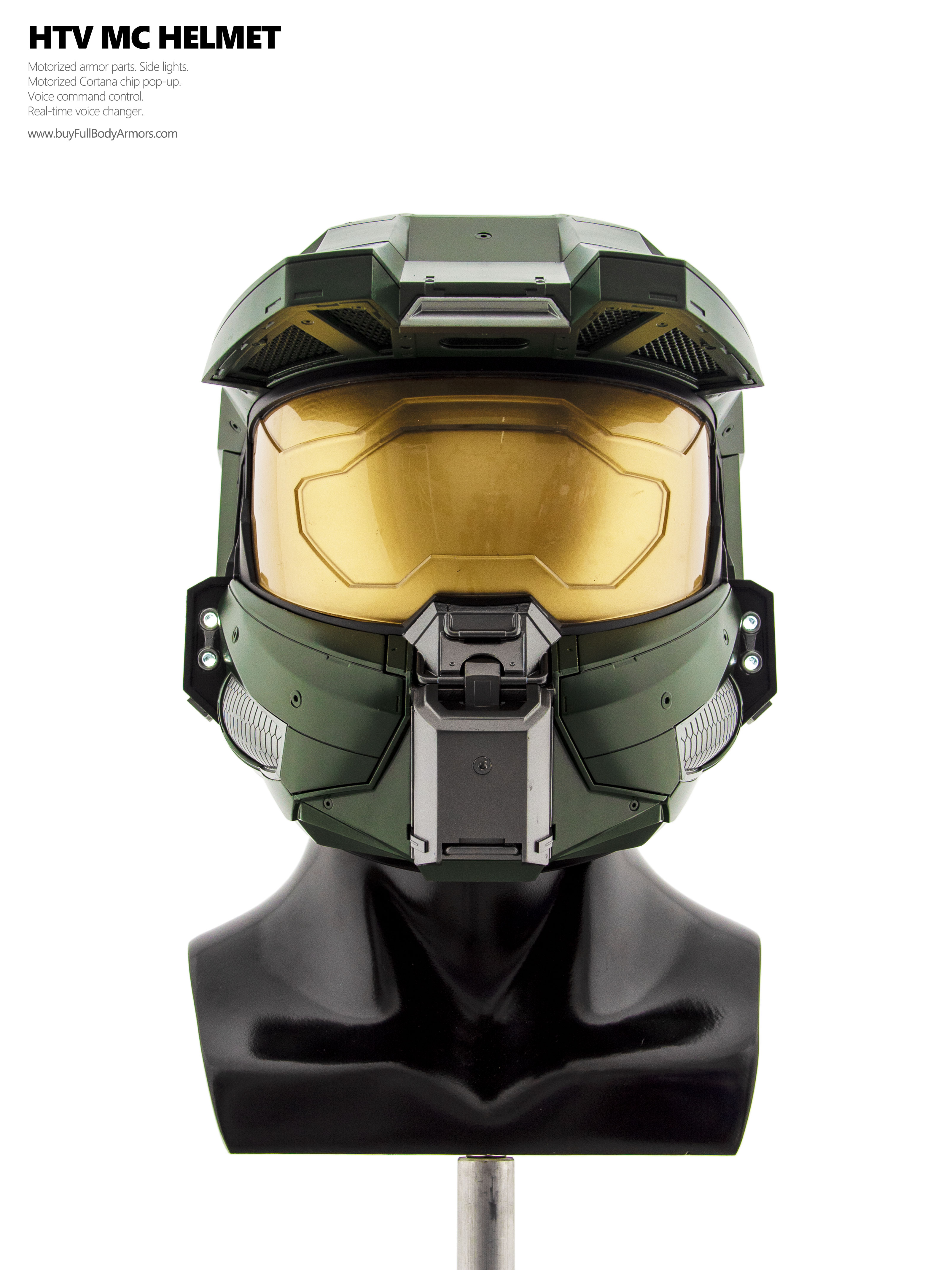 Wearable MASTER CHIEF helmet (Halo Infinity and Halo TV Series Season 2 Version) cover