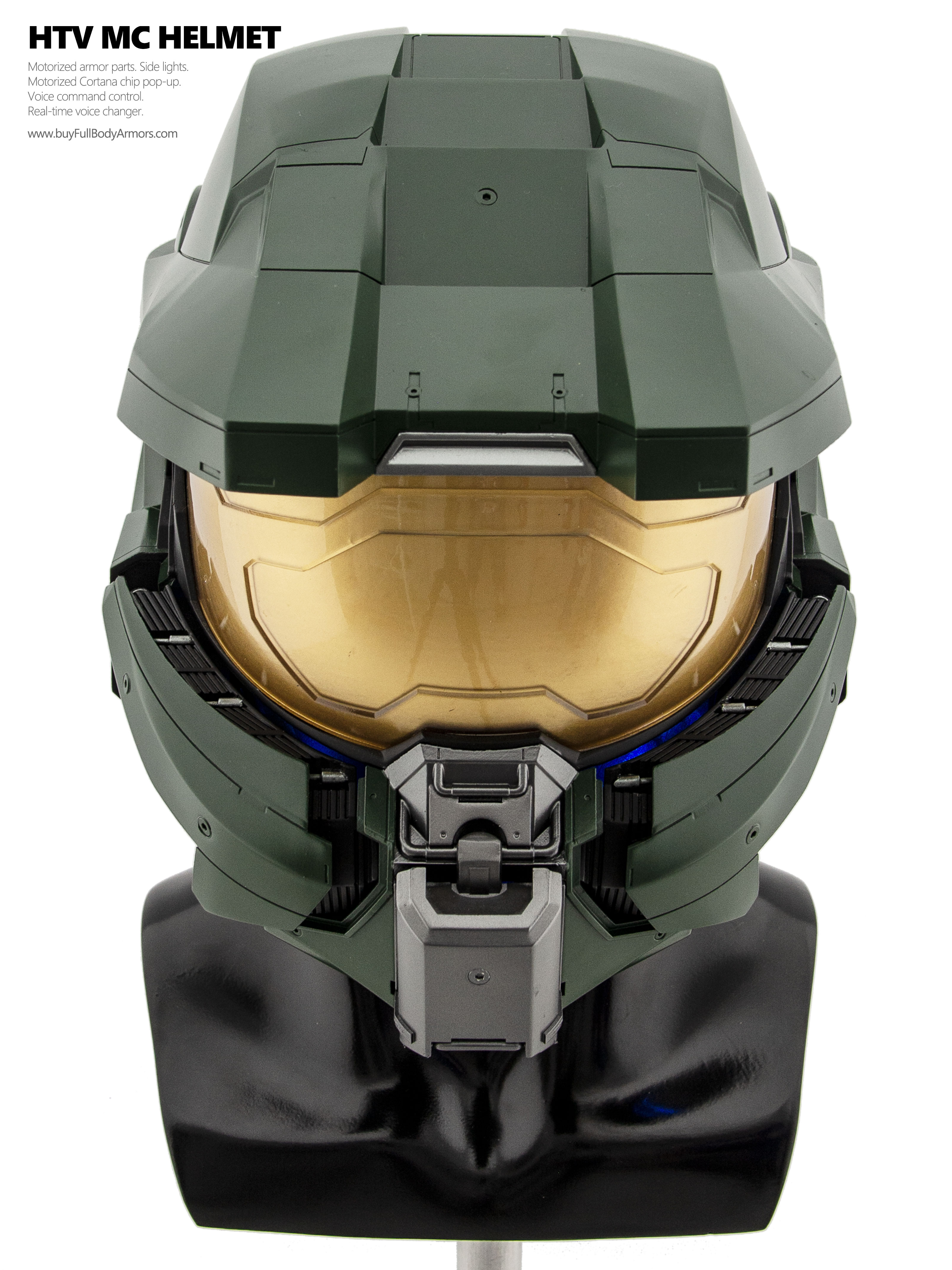 Wearable MASTER CHIEF helmet (Halo Infinity and Halo TV Series Season 2 Version) mask open 2