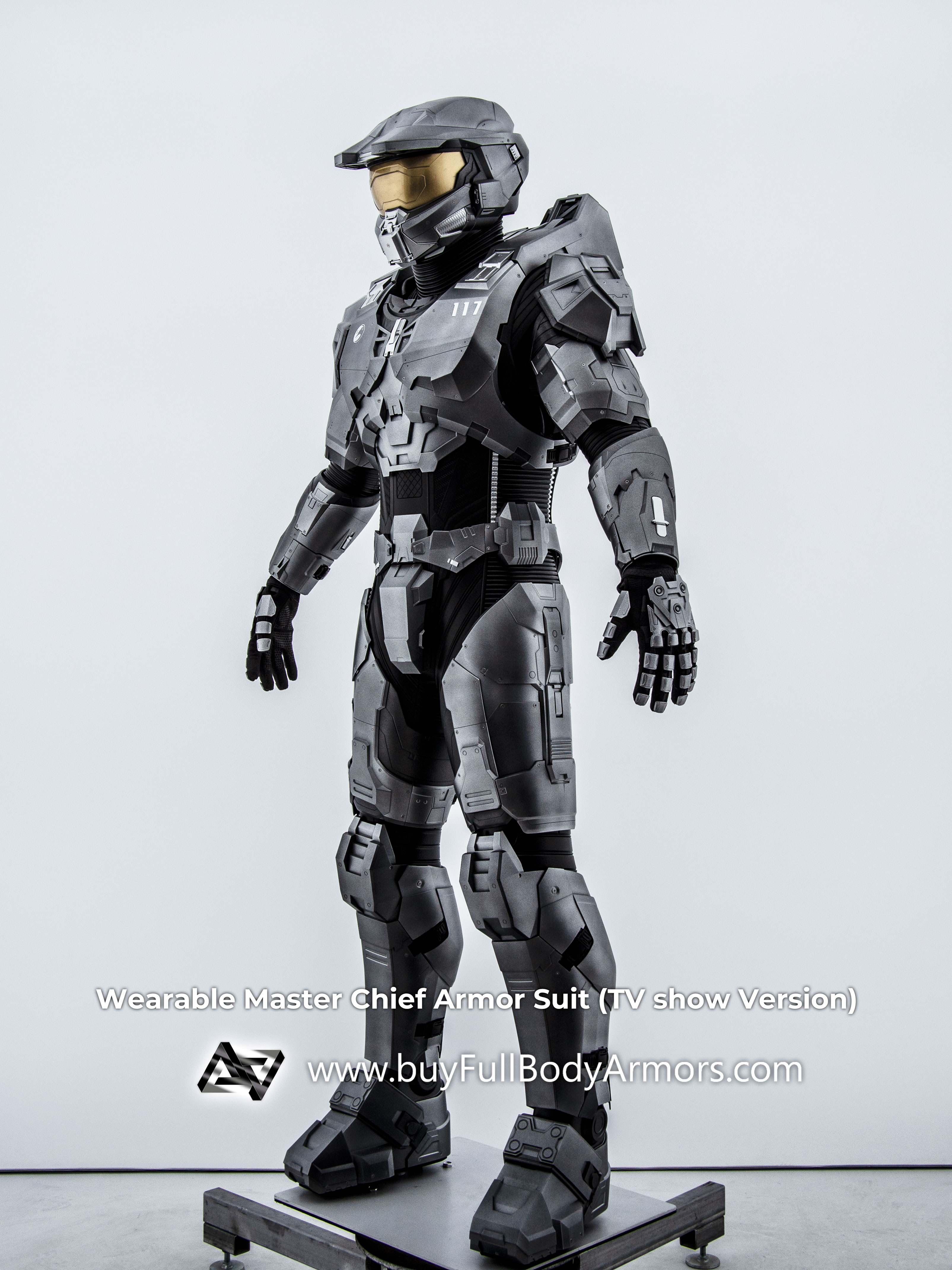 Wearable MASTER CHIEF ARMOR SUIT (Halo Infinity and Halo TV Series Season 2 Version) Unpainted2