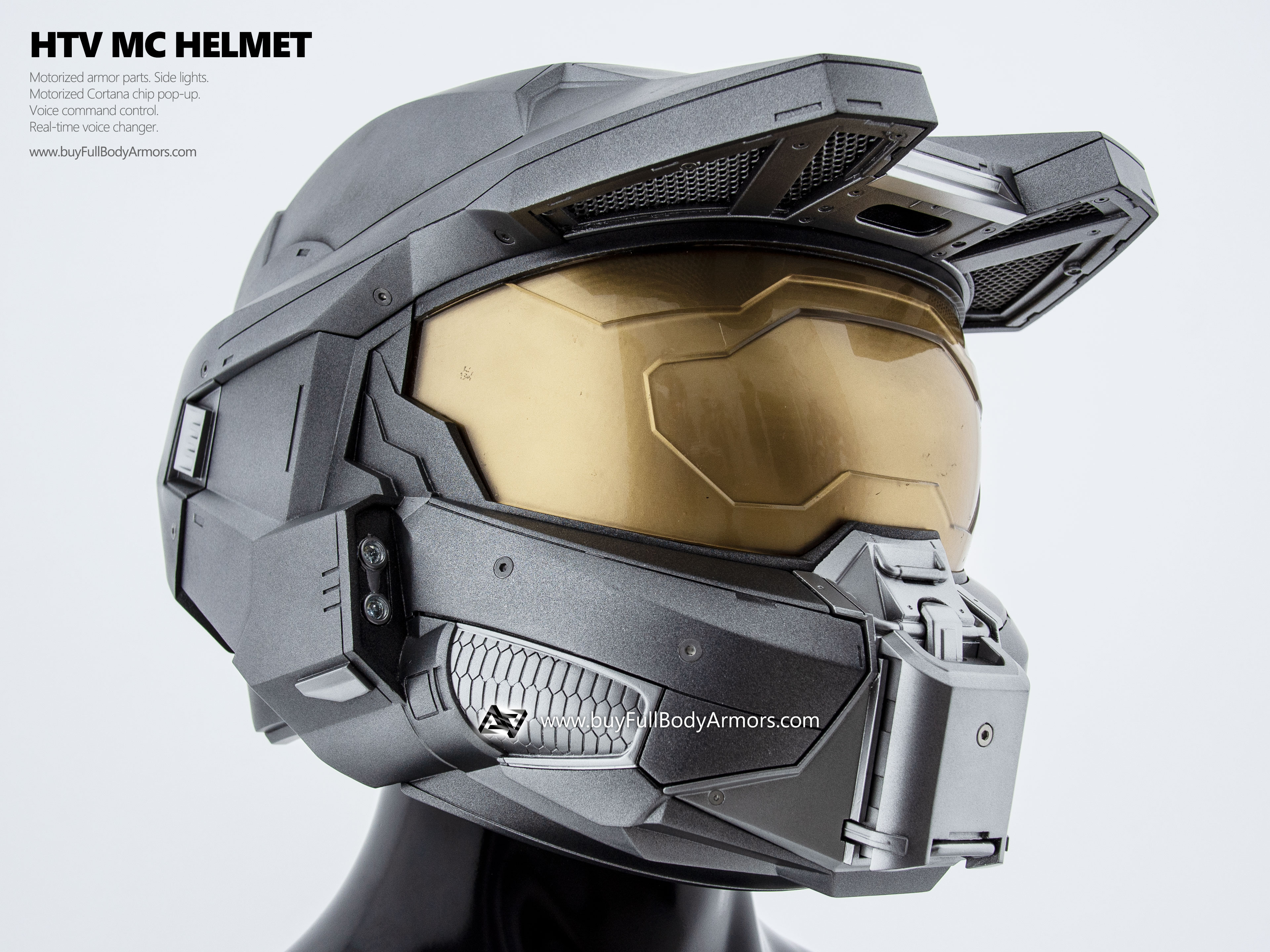 Wearable MASTER CHIEF helmet (Halo Infinity and Halo TV Series Season 2 Version) Unpainted