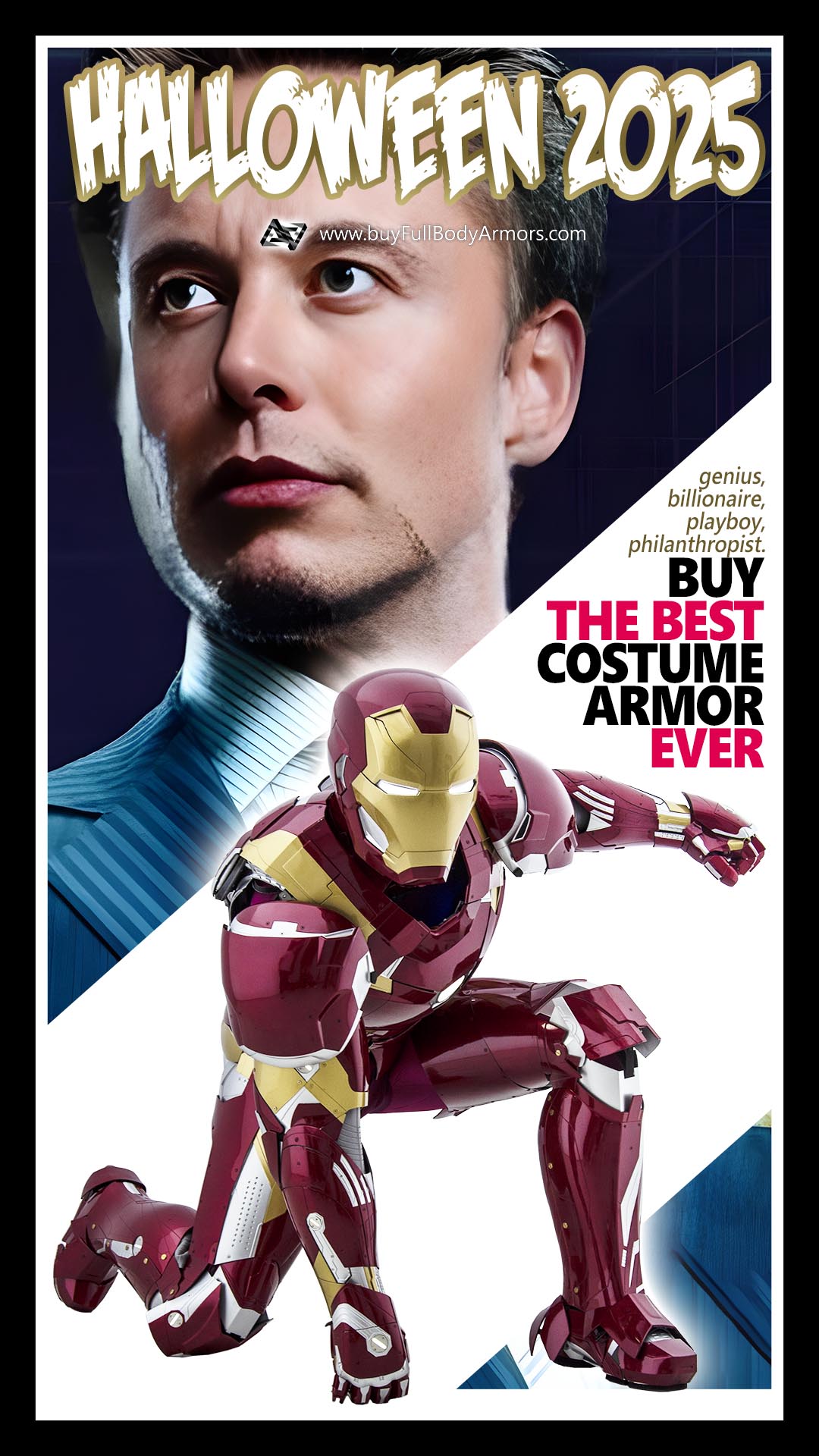 new Iron Man Suit Mark 46 armor costume advanced version 5