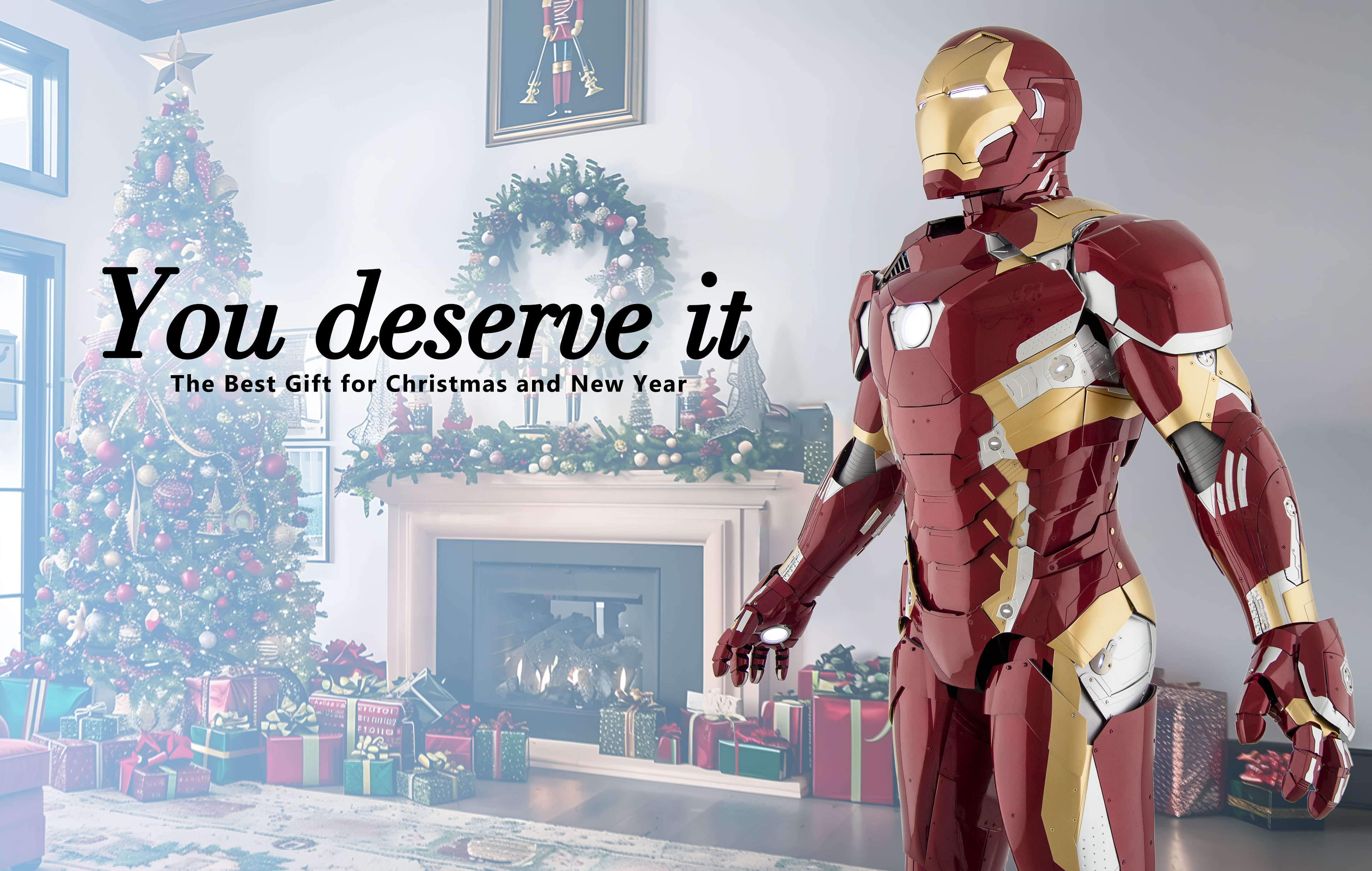 wearable iron man suit mark 46 armor costume christmas 2024 day1