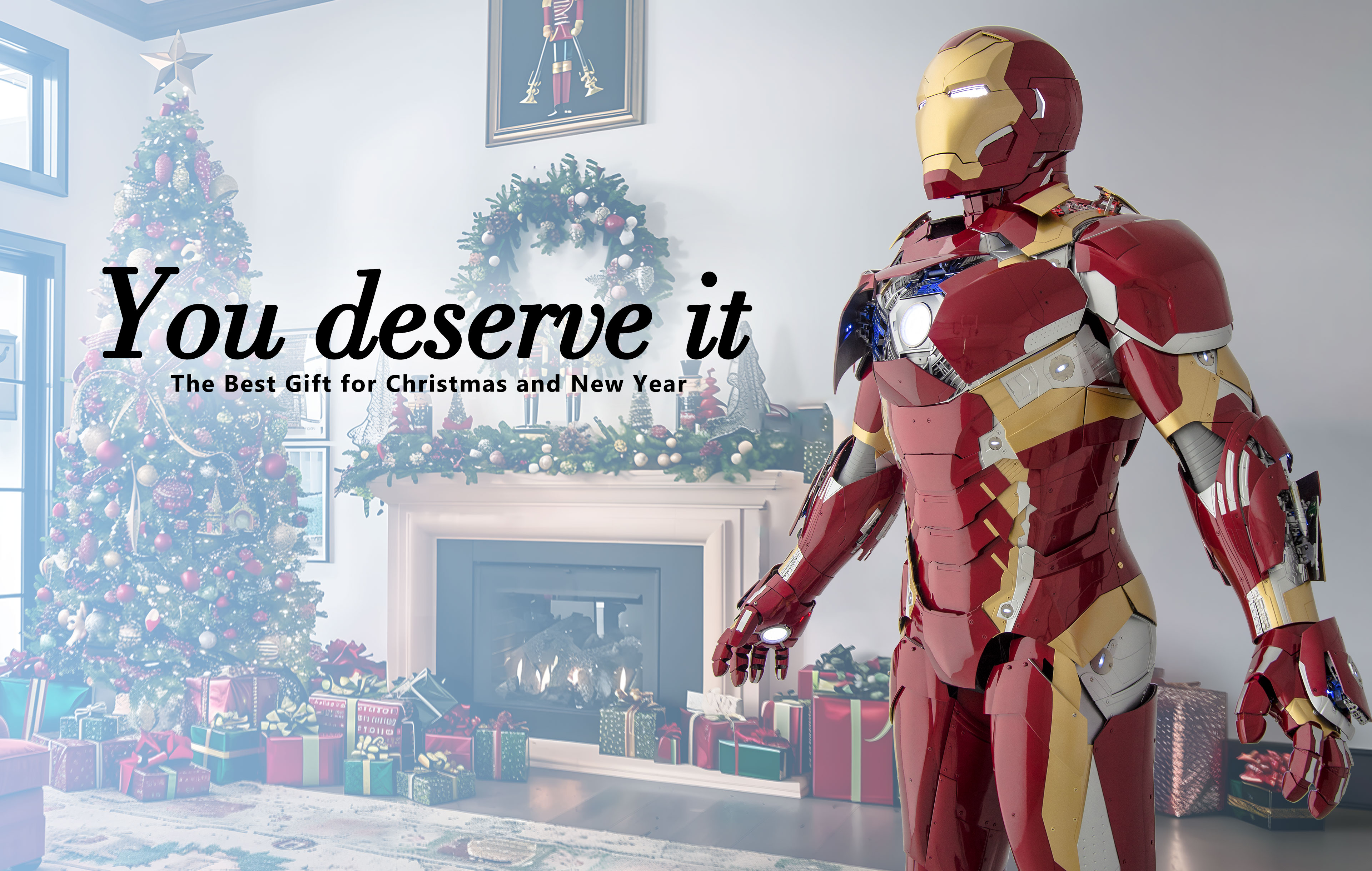 wearable iron man suit mark 46 armor costume christmas 2024 day2