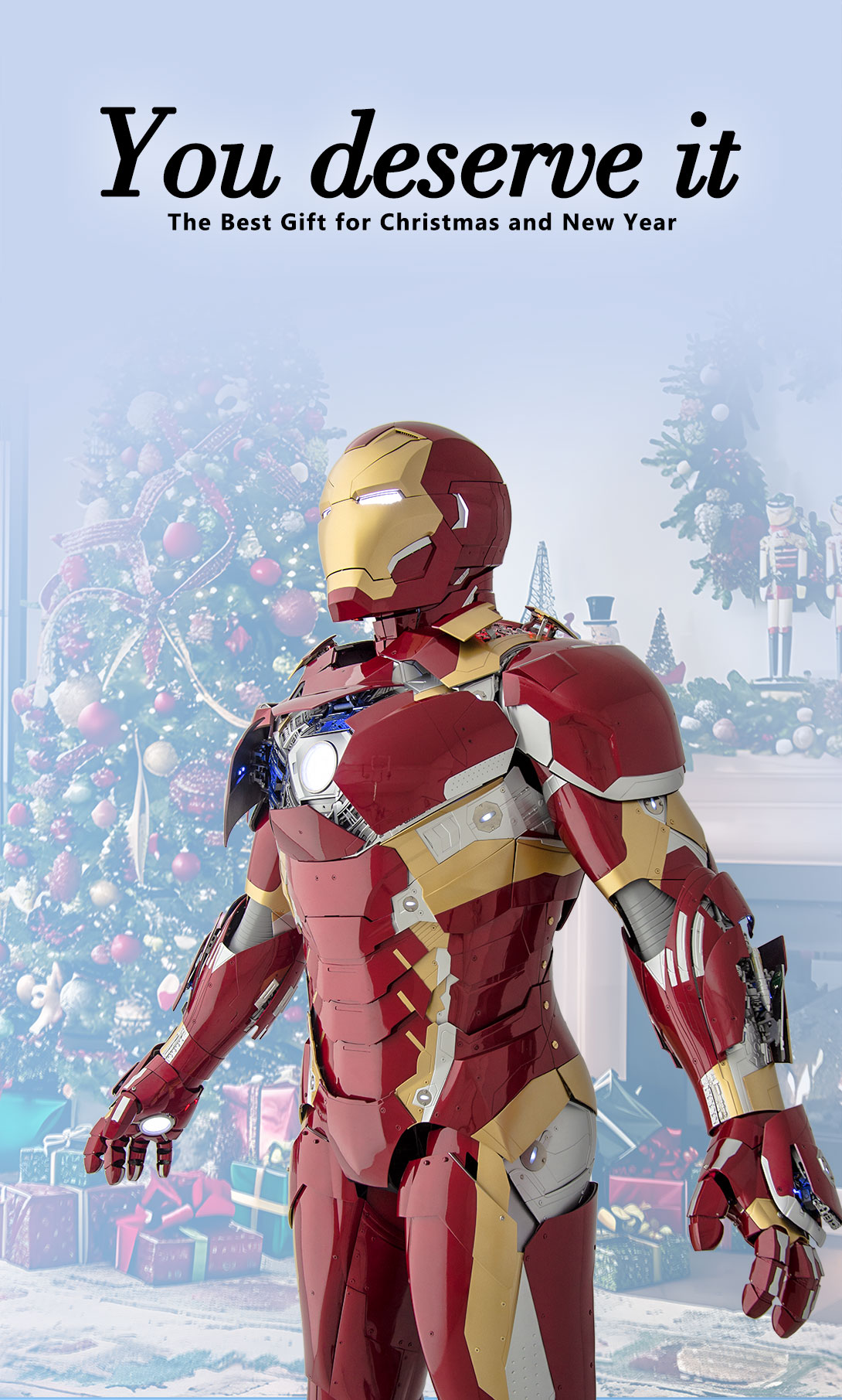 wearable iron man suit mark 46 armor costume christmas 2024 day2
