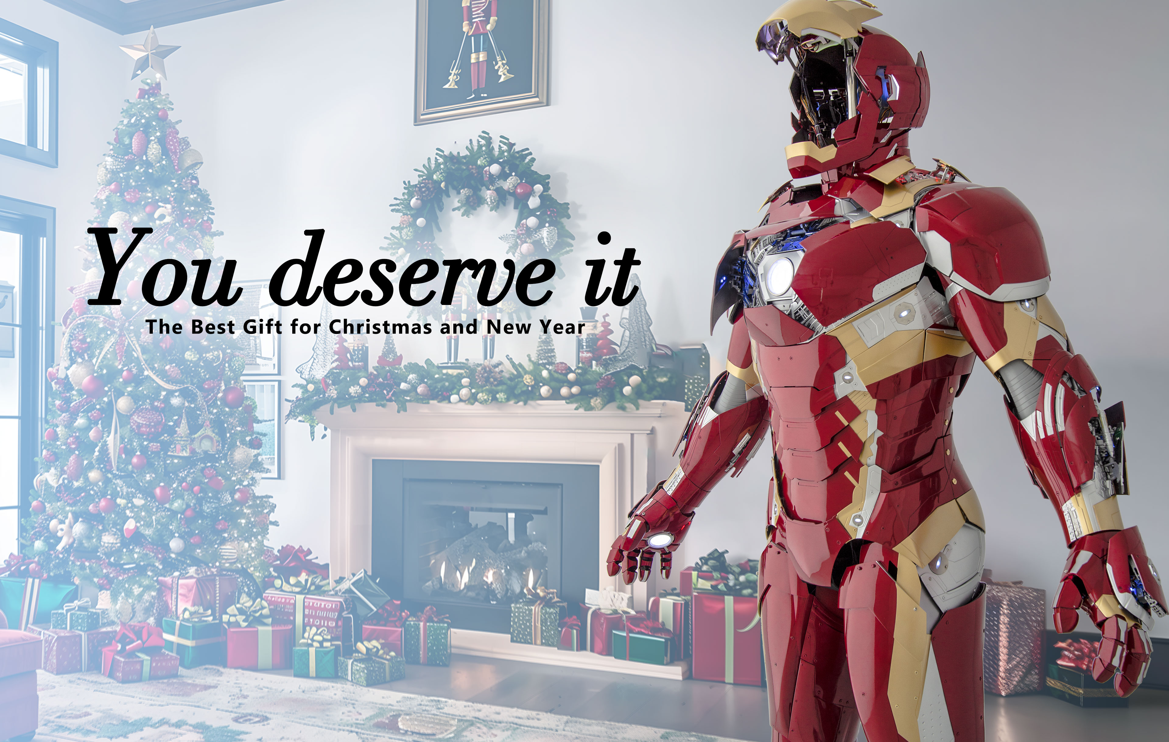 wearable iron man suit mark 46 armor costume christmas 2024 day3