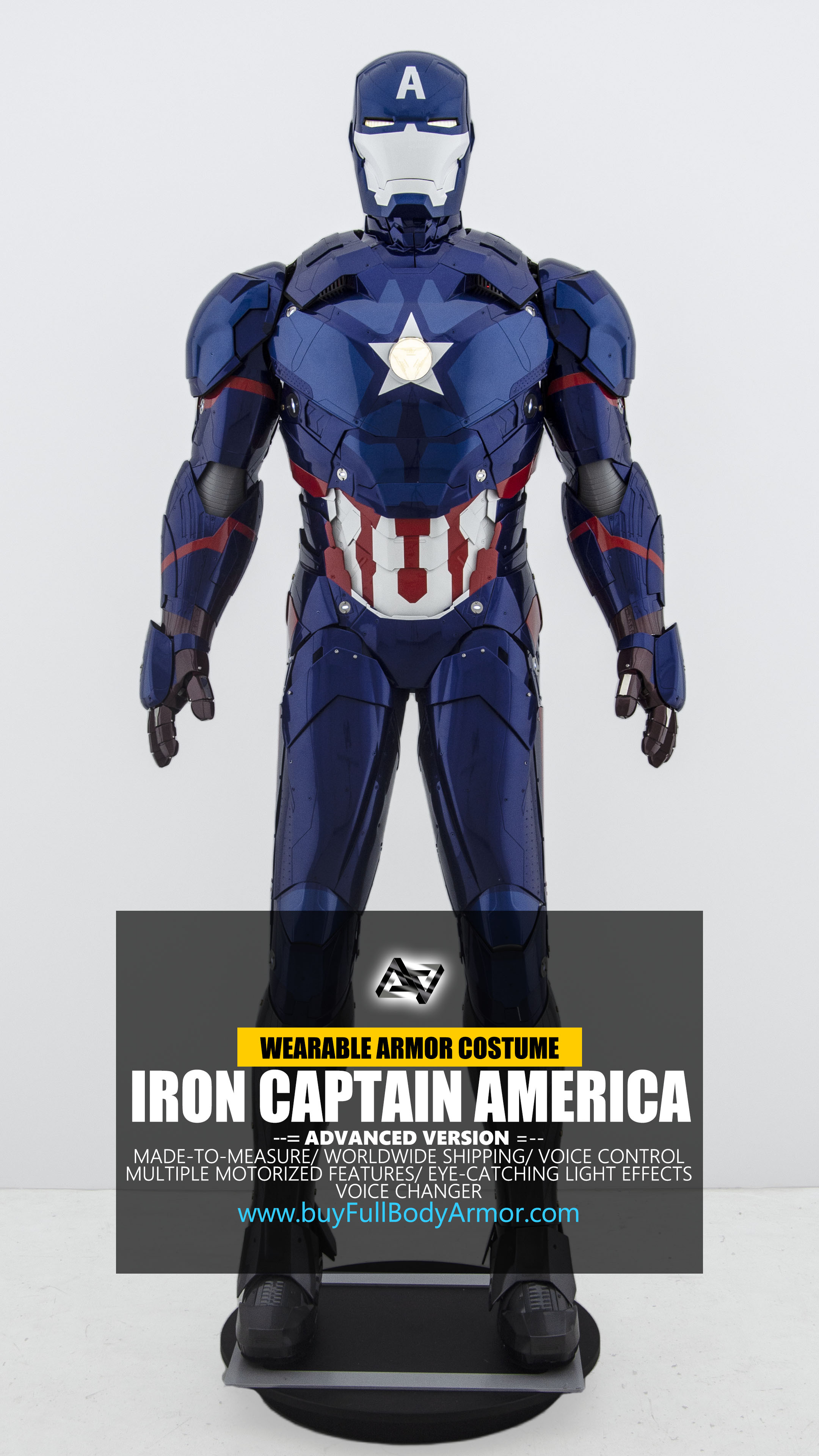 iron captain america advanced version