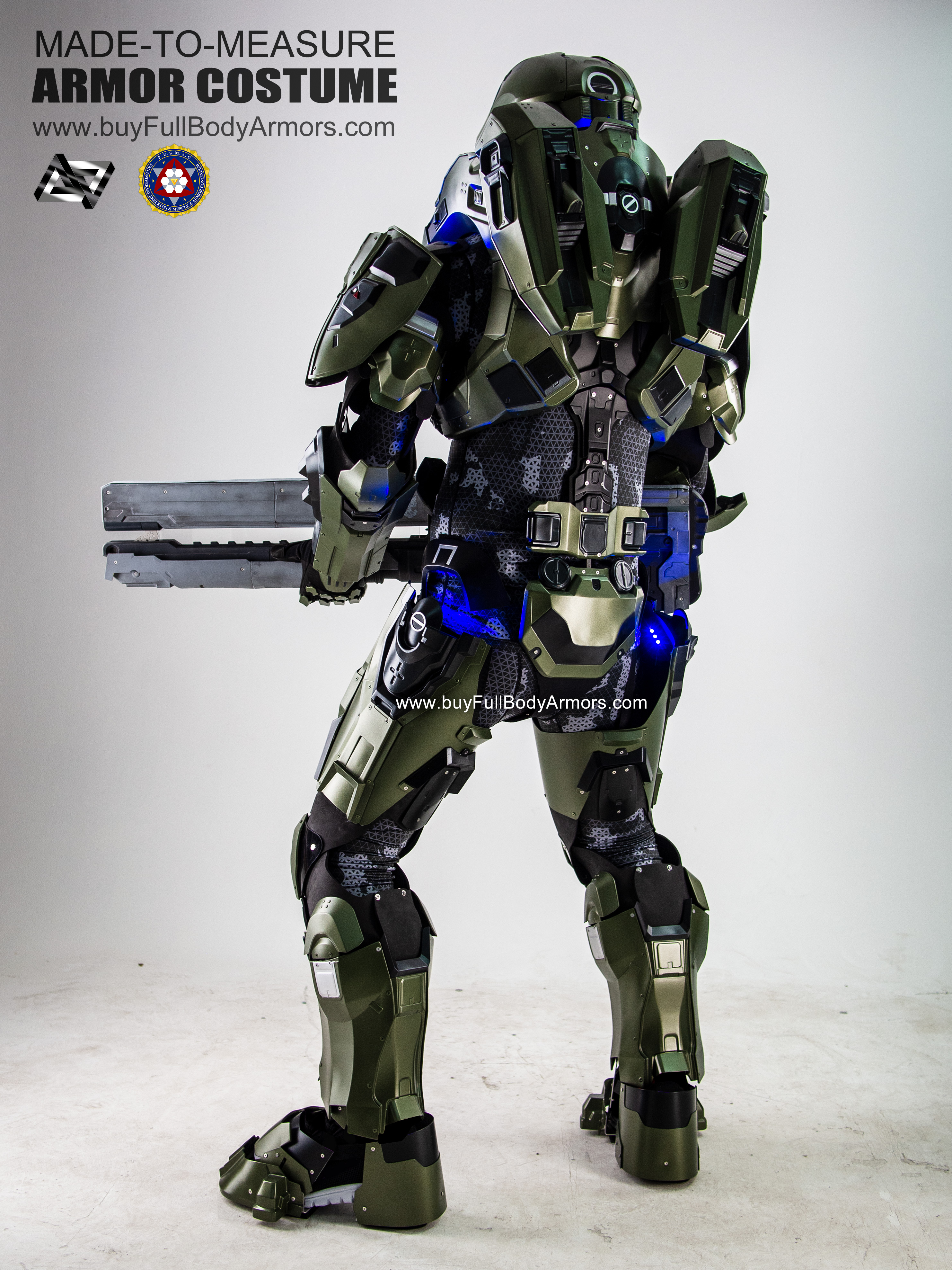 Halo 5 Master Chief Armor Suit Costume back