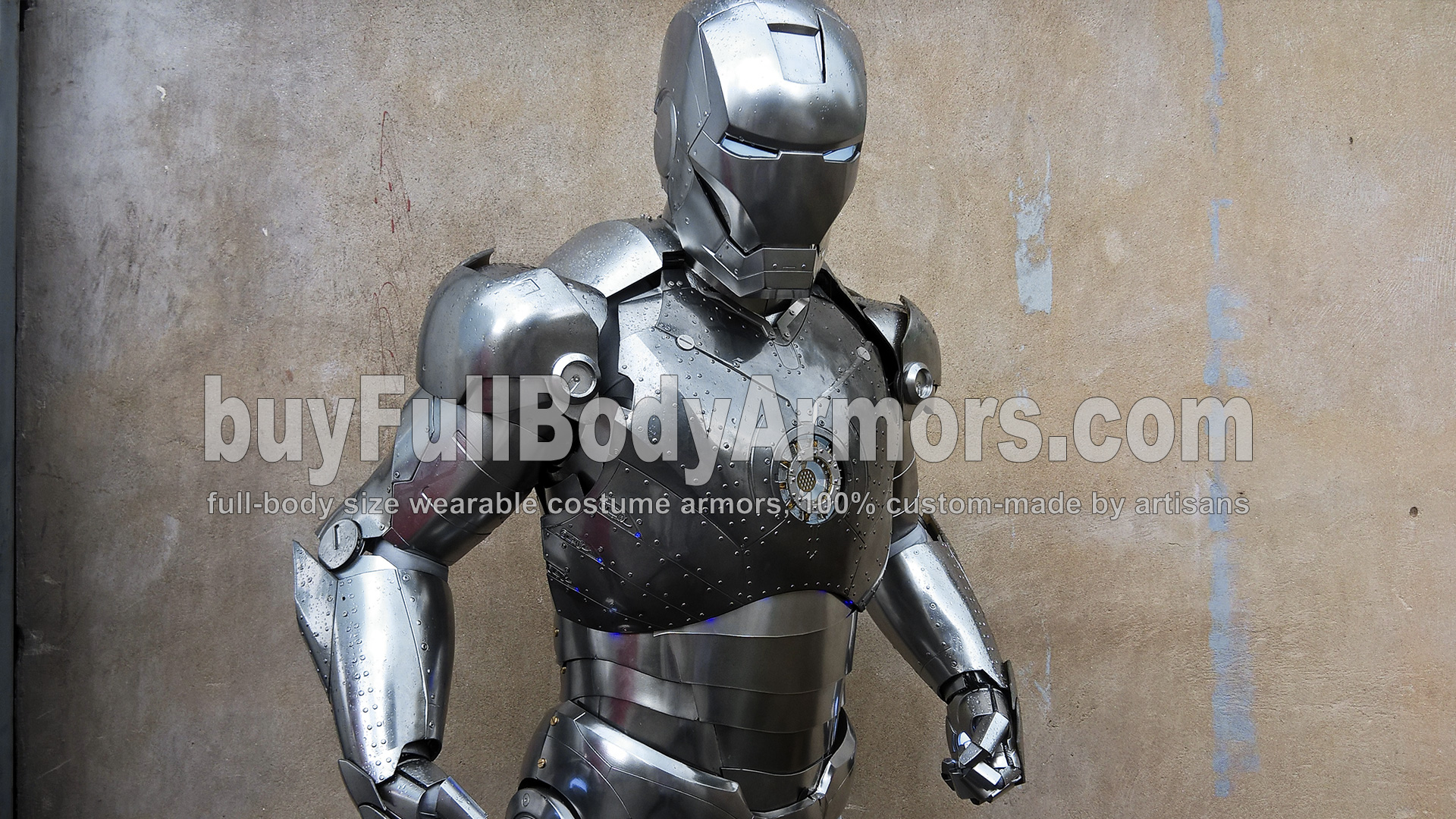 wearable Iron Man Mark 2 II armor costume suit top half 2