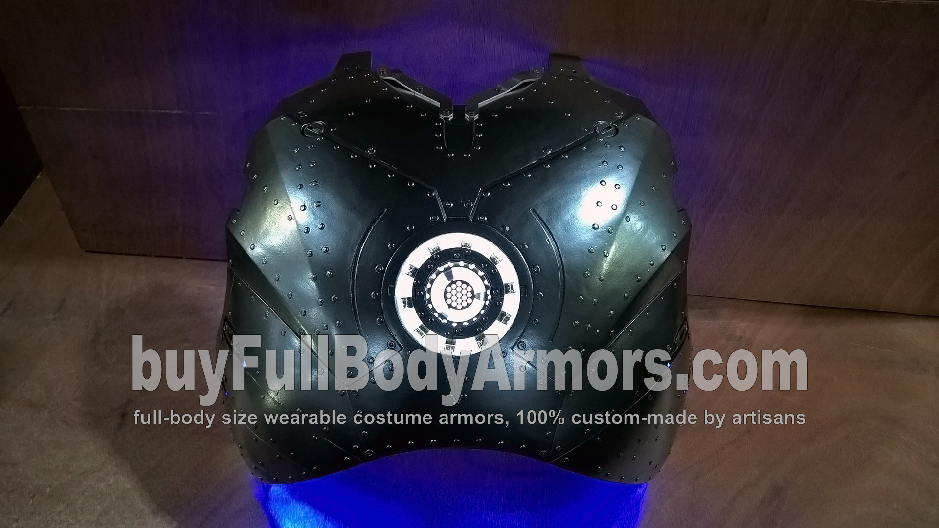 Second Layer of the Chrome Silver Painting of the Wearable Iron Man Suit Mark II (2) Chest Armor Prototype - To Be Polished 1