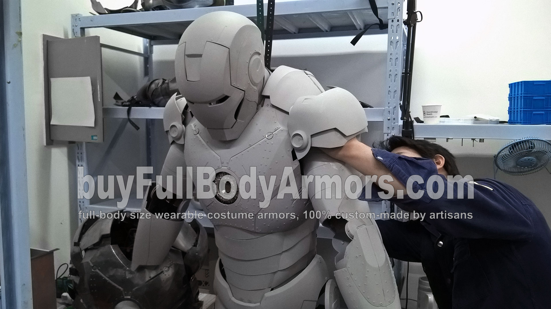 Paint the Wearable Iron Man Suit Mark 2 II Armor Costume As You Wish 3