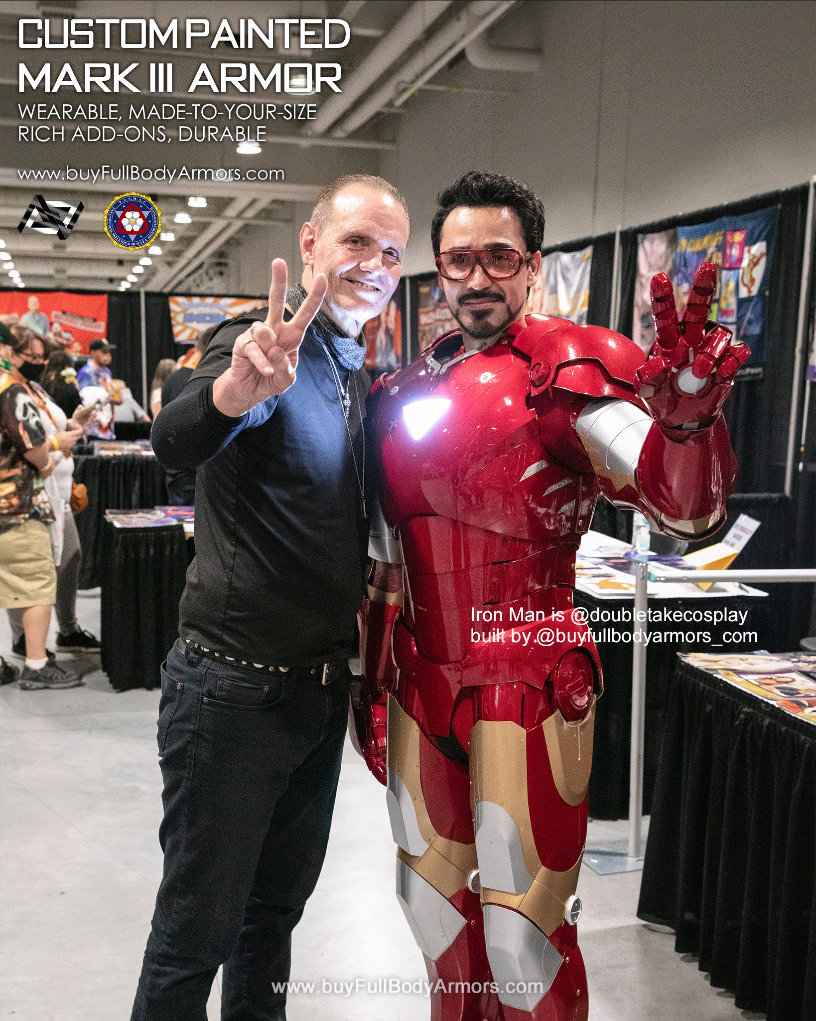 All of iron mans cosplay paint