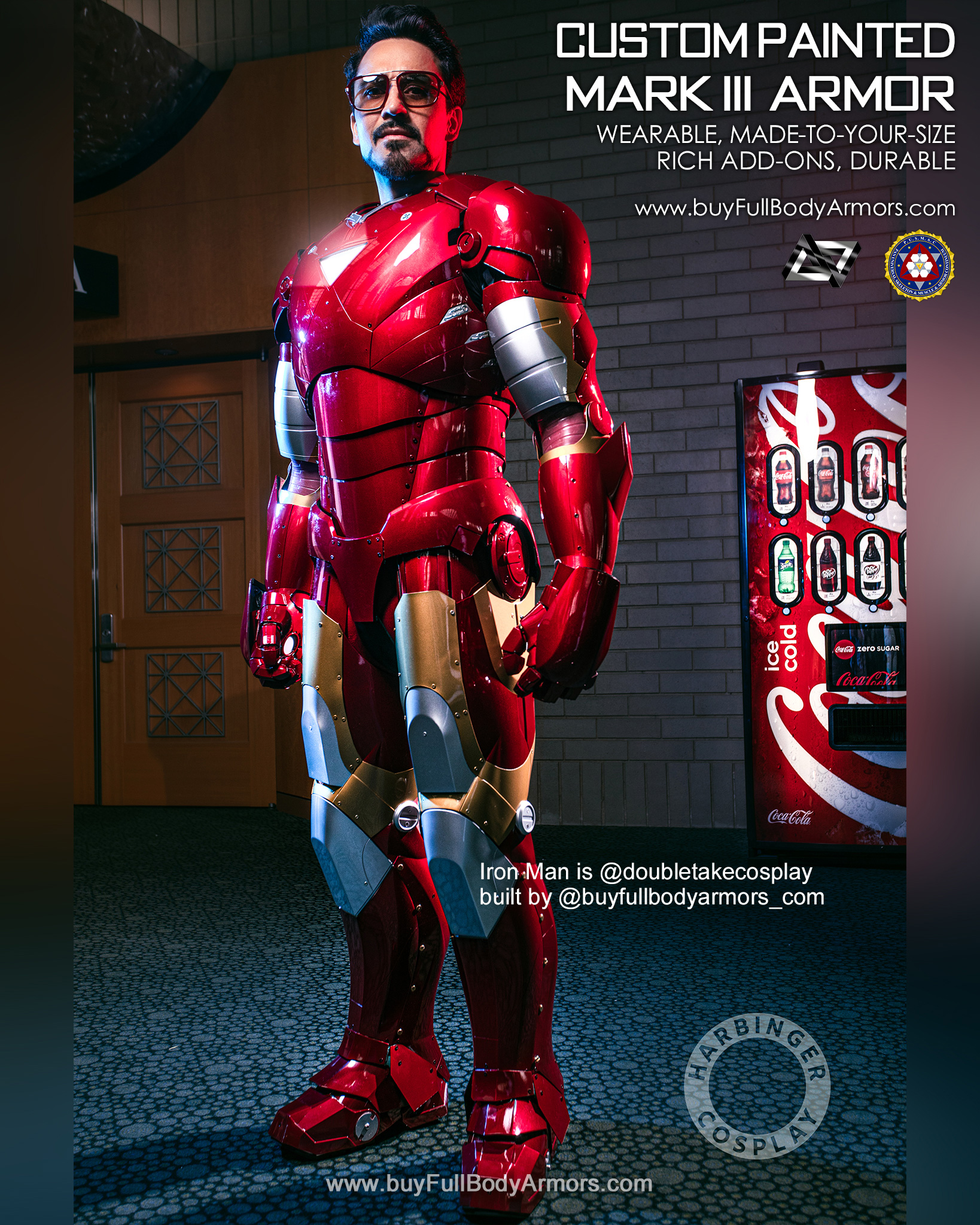 iron man mark 3 III armor costume suit custom painting 3