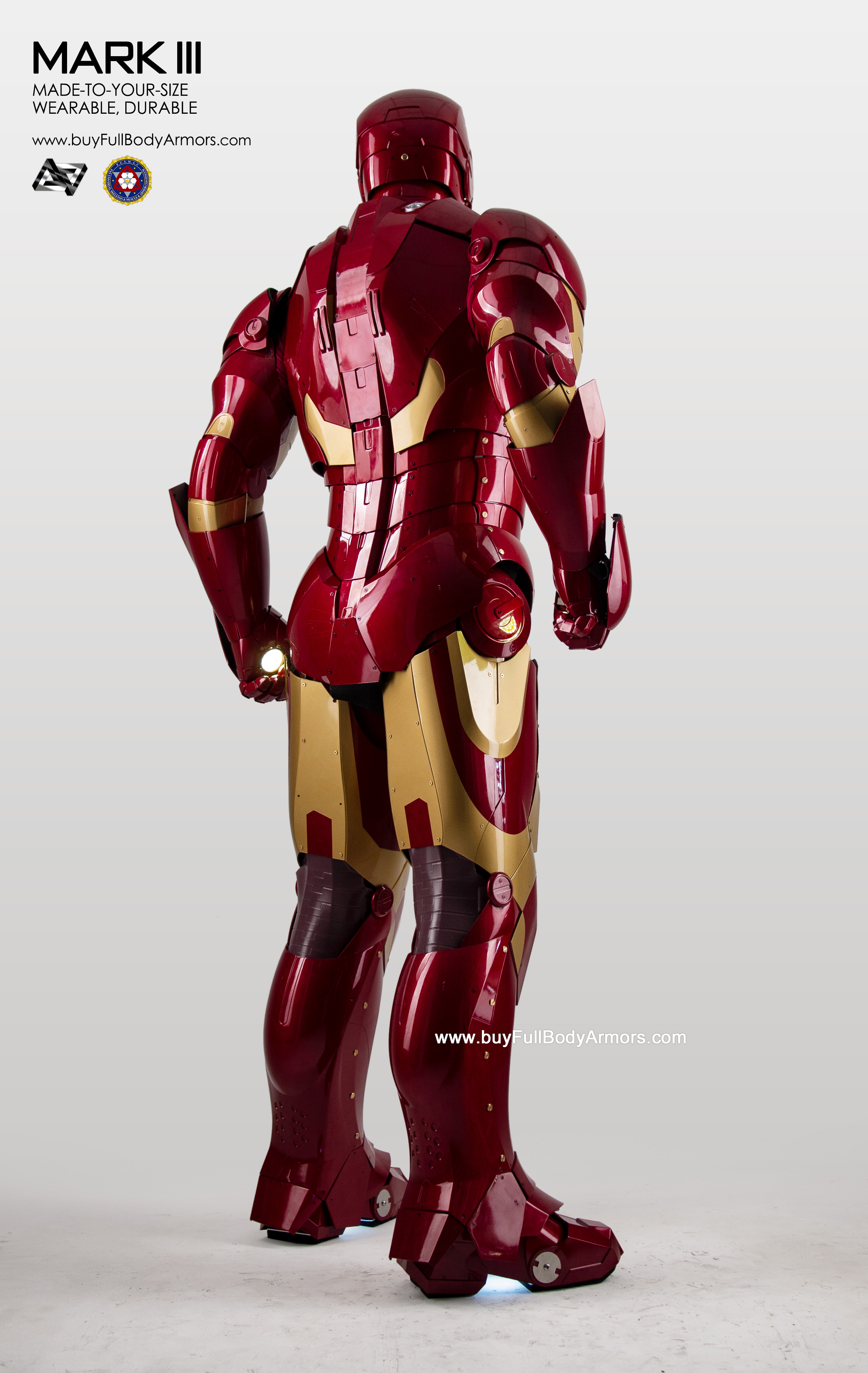 New Wearable Iron Man Mark 3 III Armor Costume Suit 1