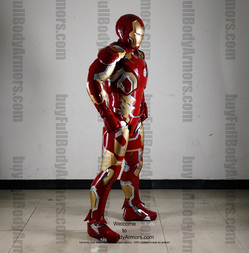 Wearable Iron Man Mark 43 (XLIII) suit costume full body side1