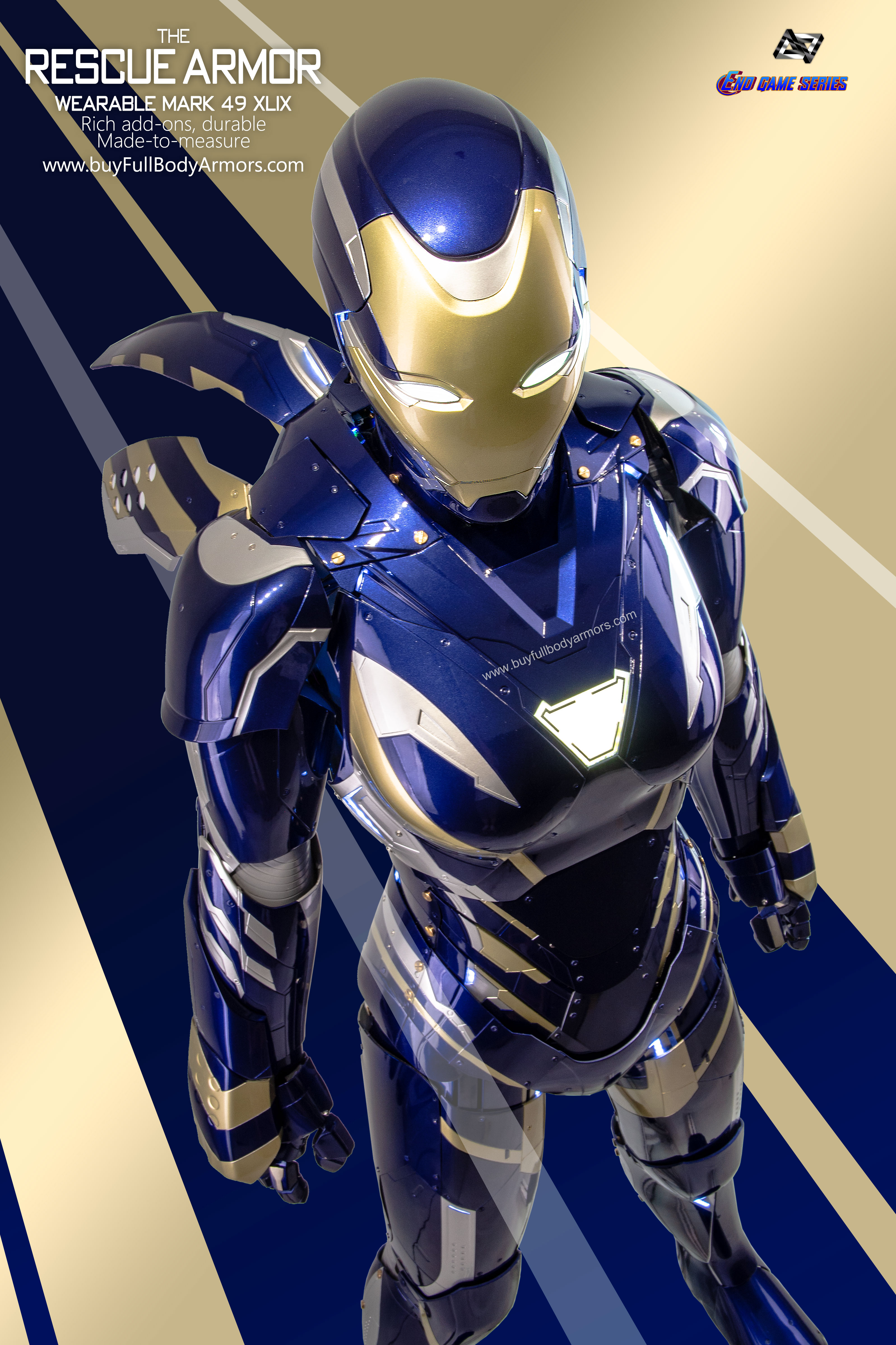iron man rescue armor mark 49 xlix costume suit website 0