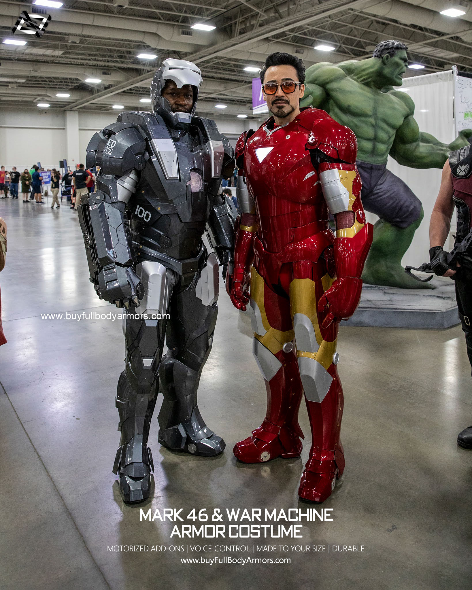 customized iron man armor costume mark3 war machine armor costume 2