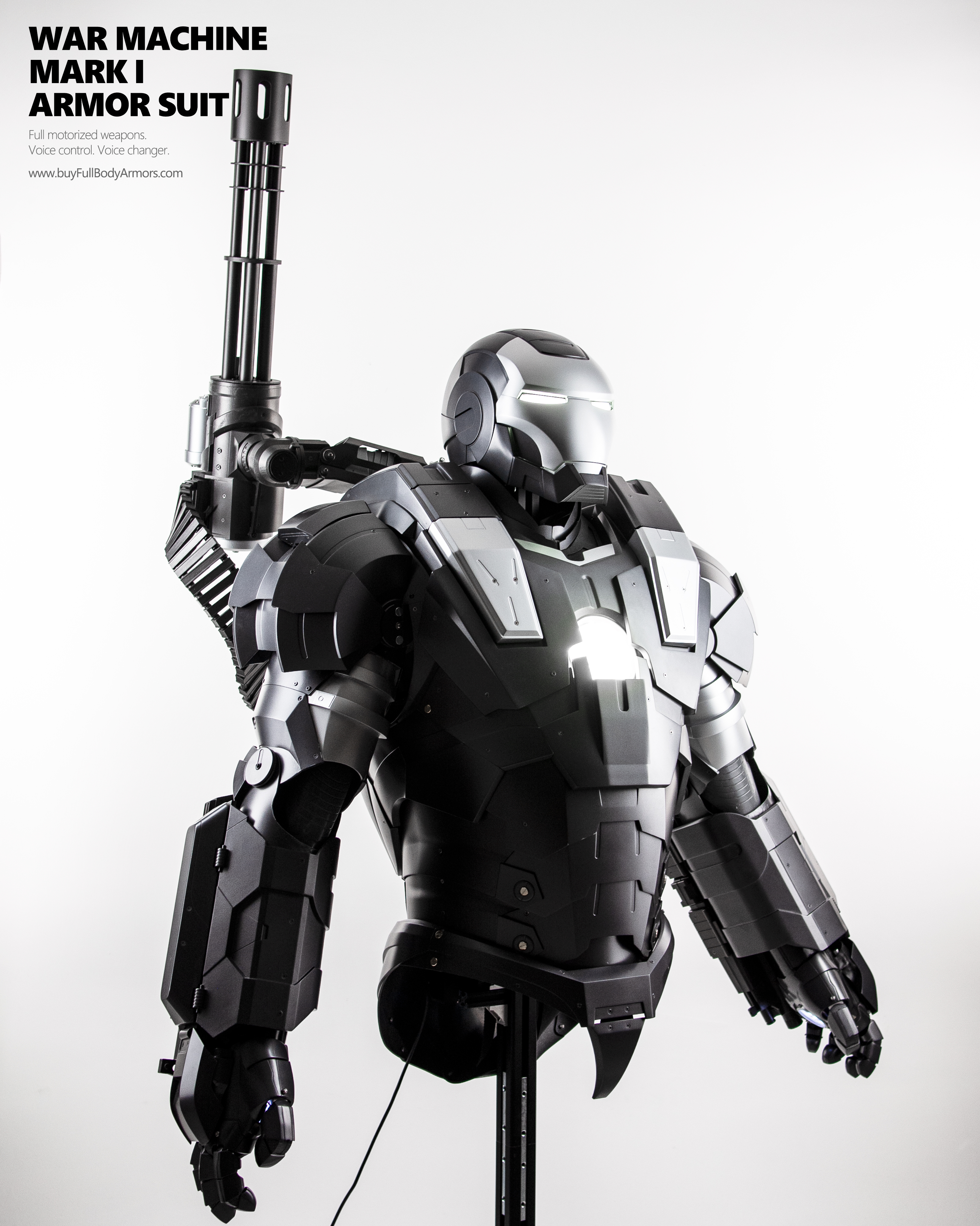 Wearable iron man suit War Machine Mark I Armor Suit top 1