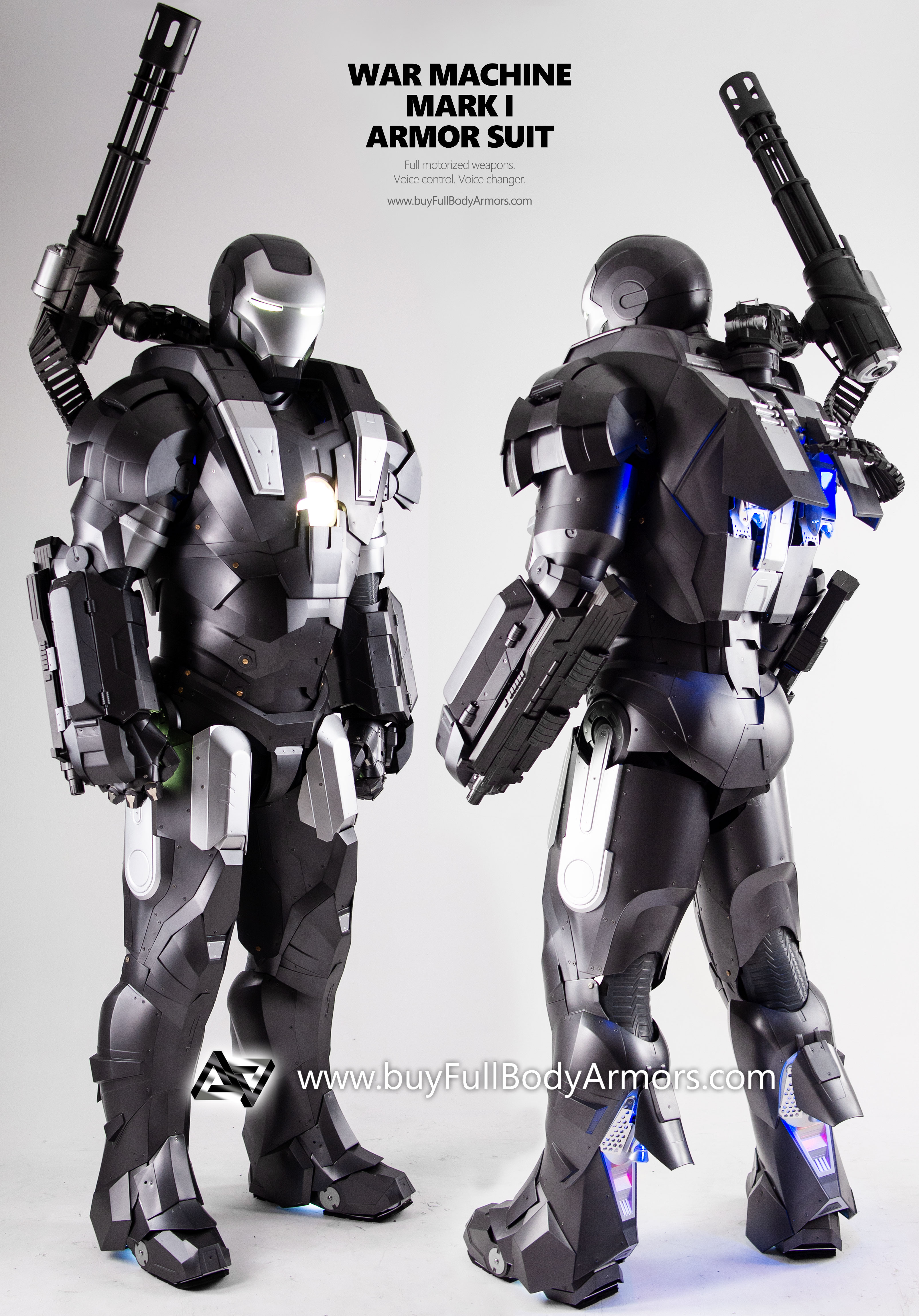 Wearable iron man suit War Machine Mark I Armor Suit