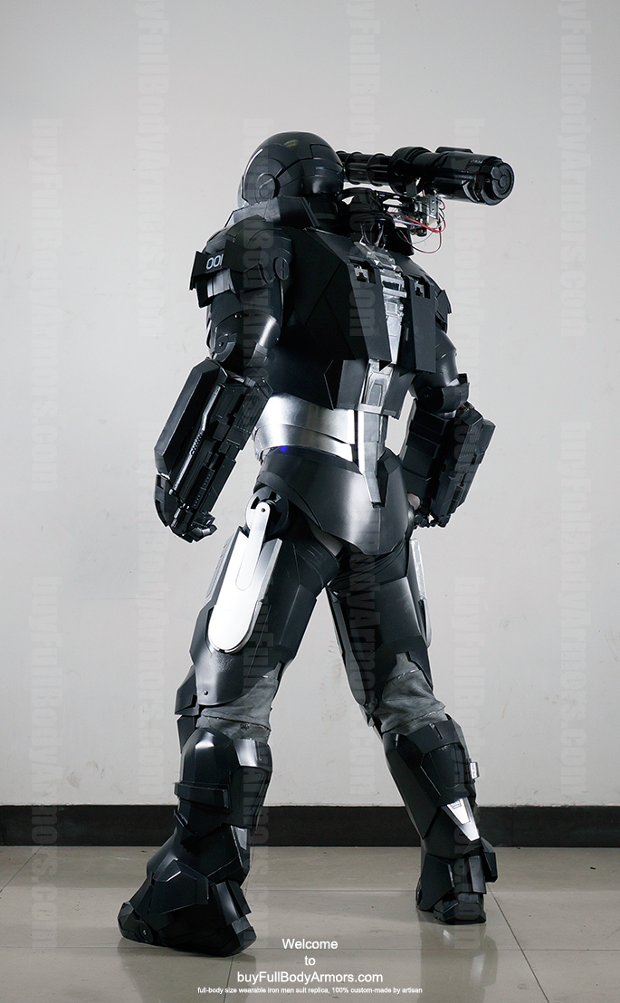 wearable War Machine suit costume back