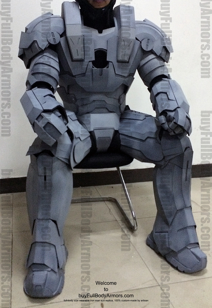 the wearable war machine suit costume base sit