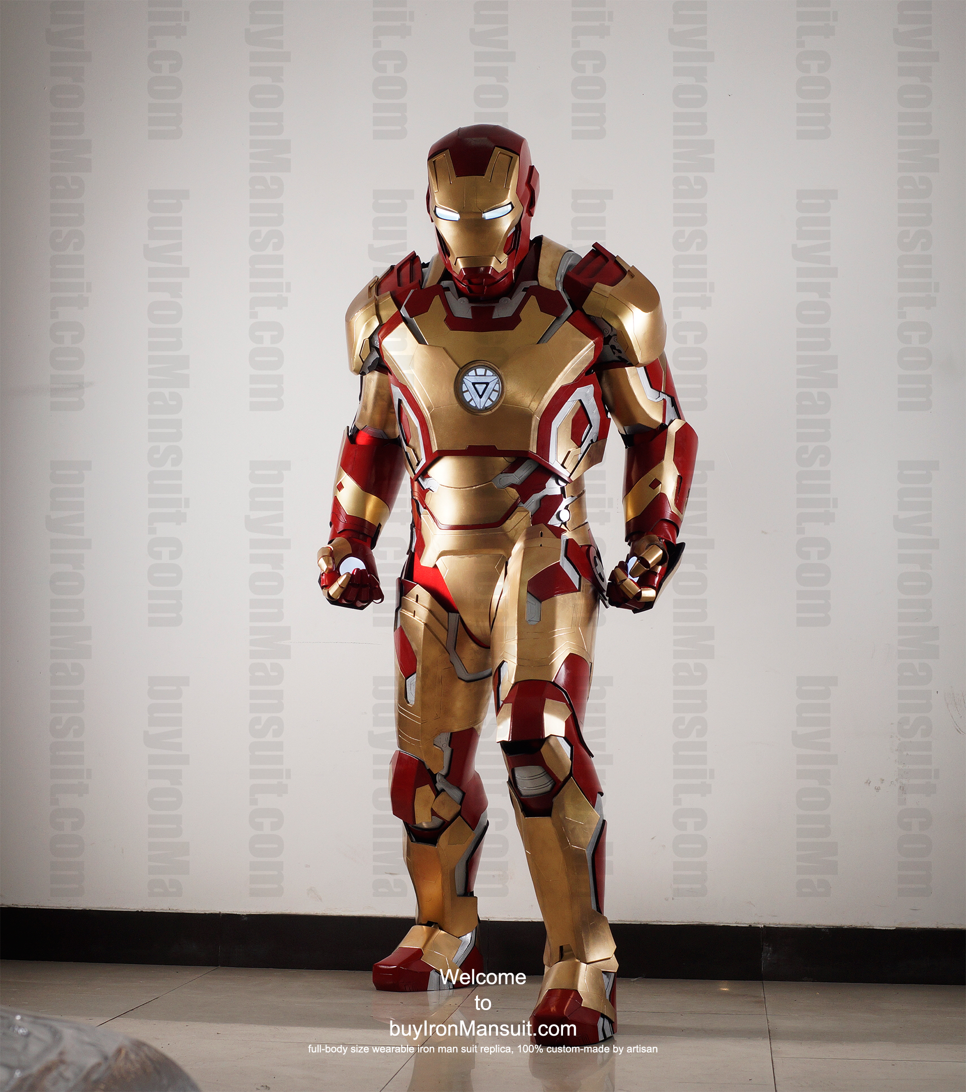 Wearable Iron Man suit costume Mark 42 