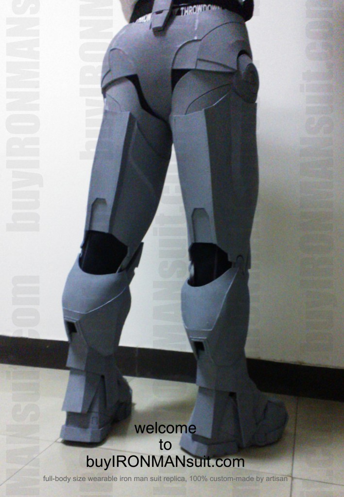 Iron Man costume suit Mark6 grey step parts back