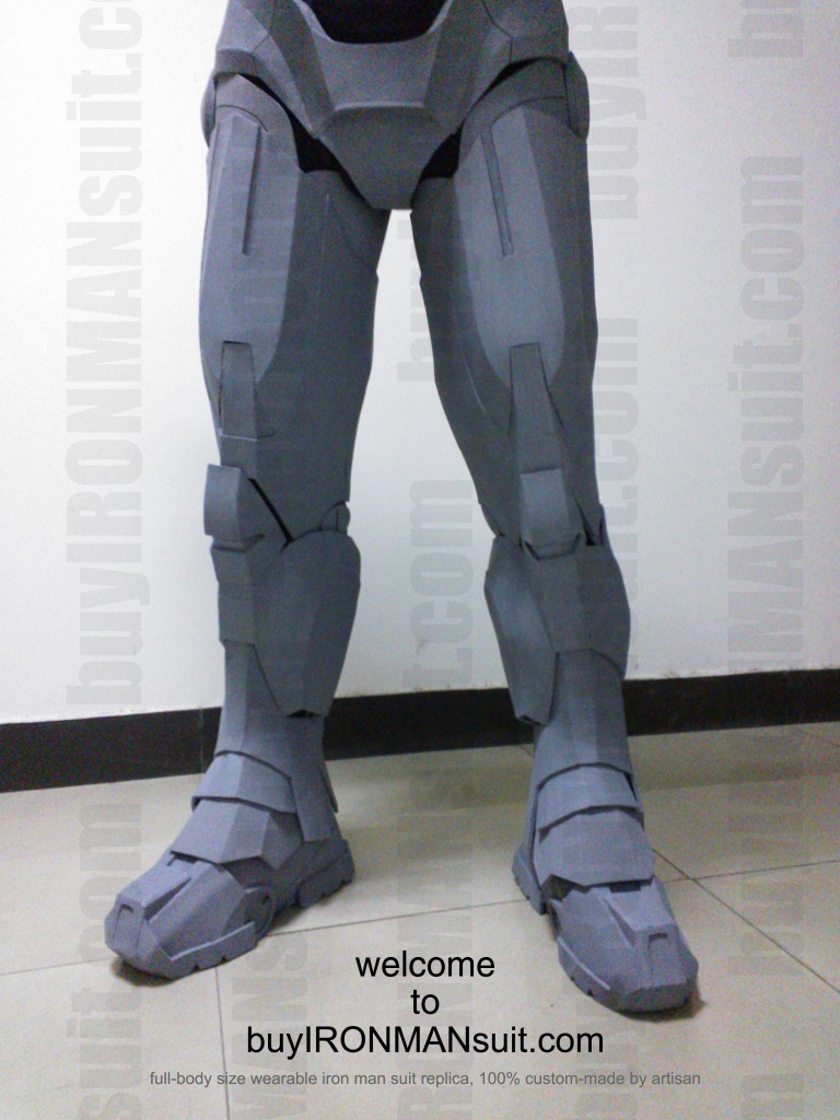 Iron Man costume suit Mark6 grey step parts front