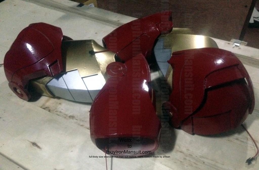 IronMan Mark VI Costume Shoulder & Arm Armors