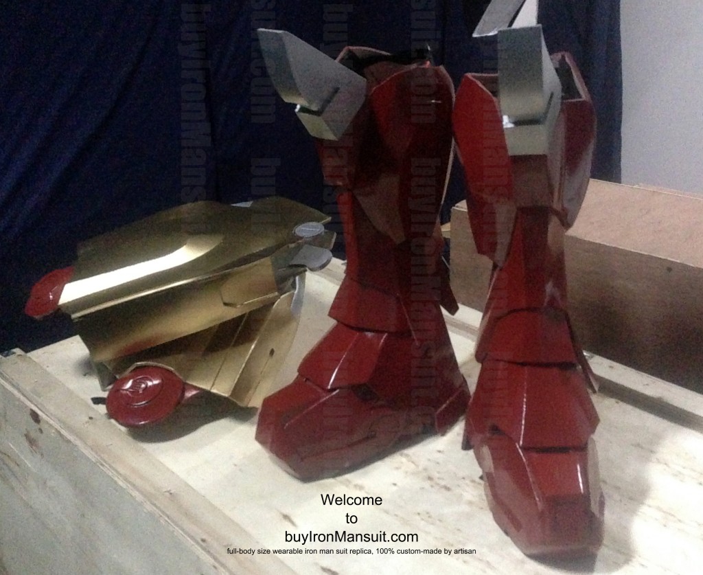 IronMan Mark VI Costume Thigh & Leg Armors