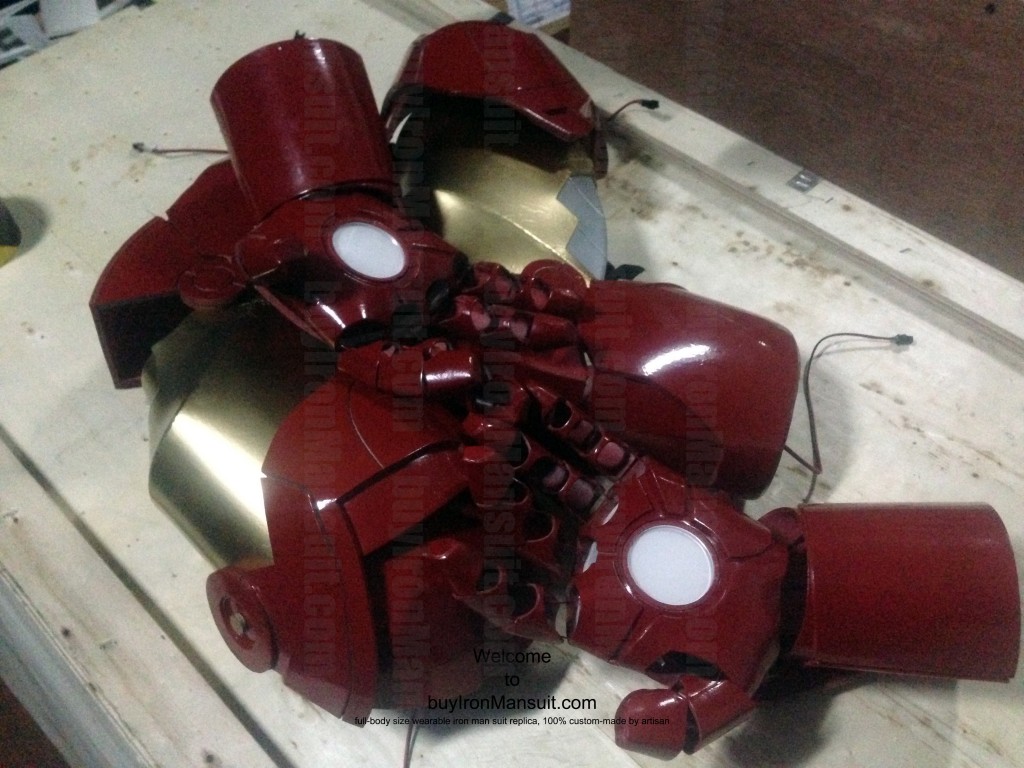 IronMan Mark VI Costume Arm & Hand Palm Armors