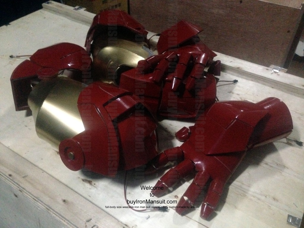 IronMan Mark VI Costume Shoulder & Arm & Hand Back Armors