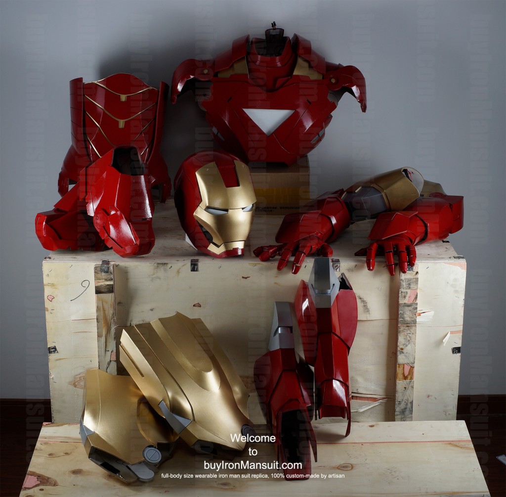 Real Iron Man suit full parts photo